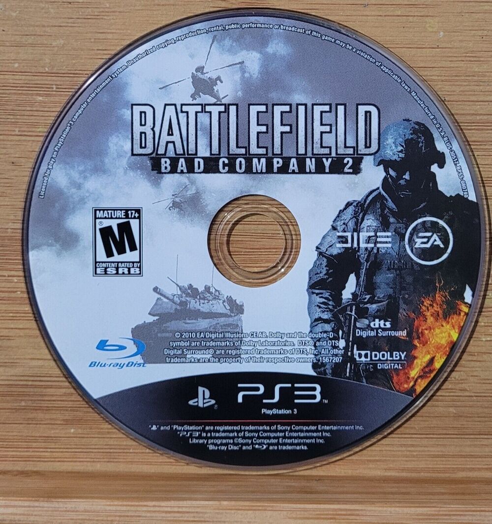 Battlefield: Bad Company 2 (PlayStation 3 PS3, 2010) DISC ONLY
